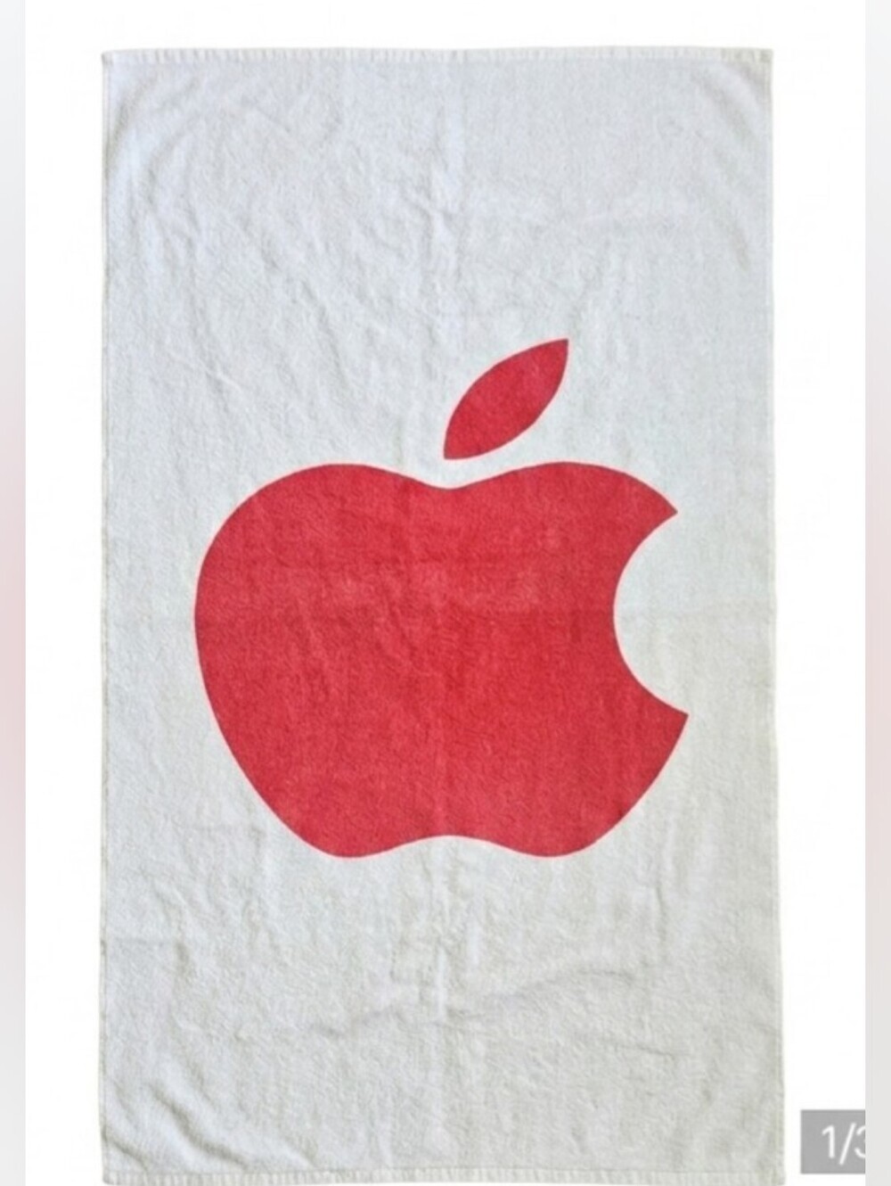 Vintage Apple MacIntosh Computers Beach Towel Pre-owned Off White